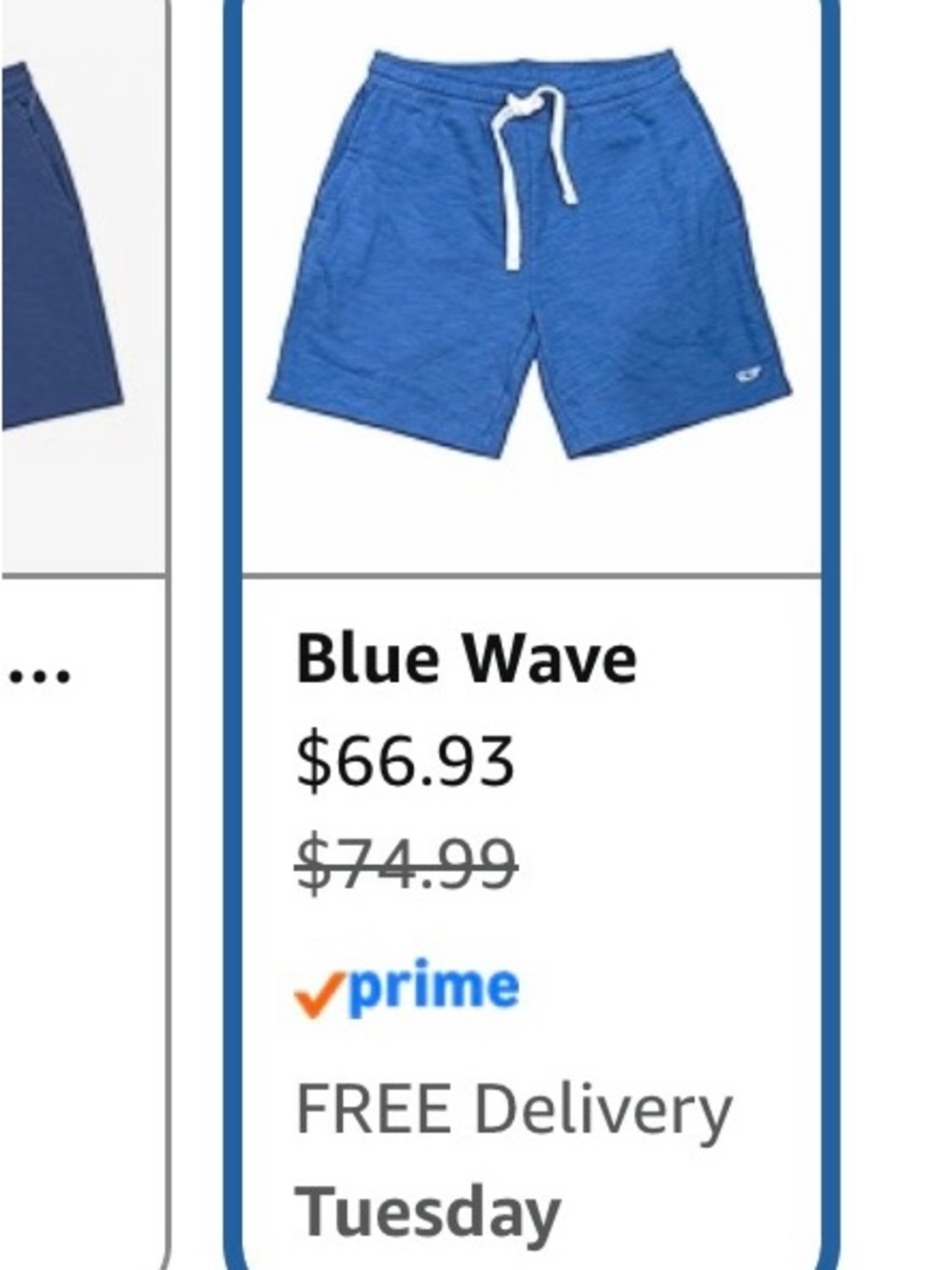 Vineyard Vines mens Drawstring Shorts - Blue and Cream 2 pack - Picture 4 of 12